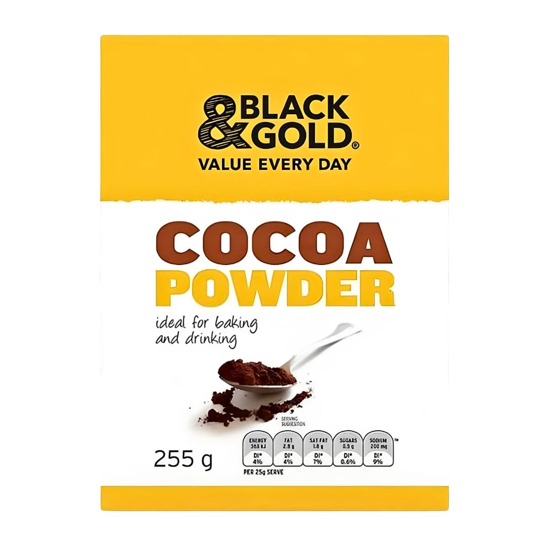 Cocoa Powder - Black & Gold