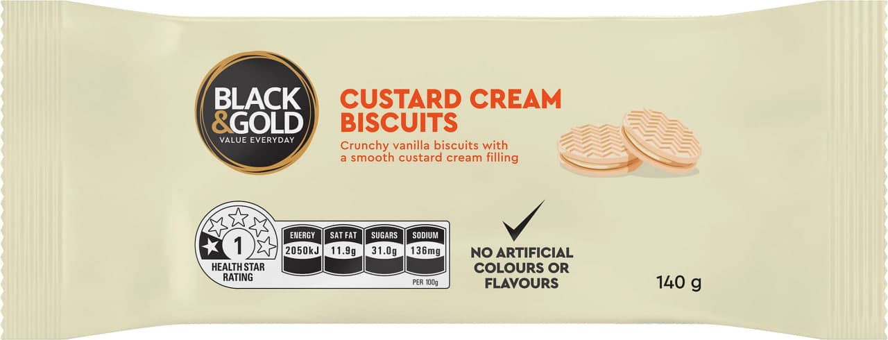 Custard Cream Biscuits