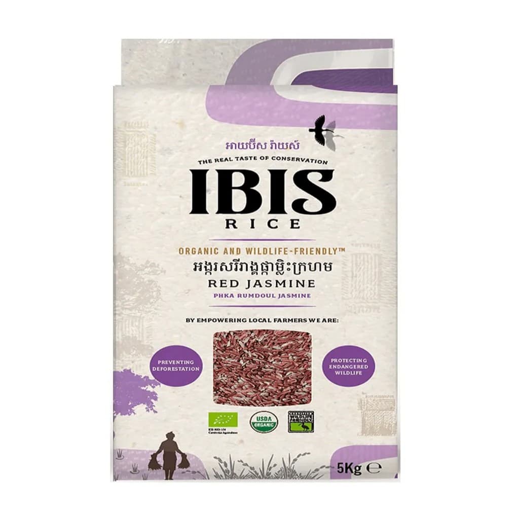 Organic Red Jasmine Rice 5Kg