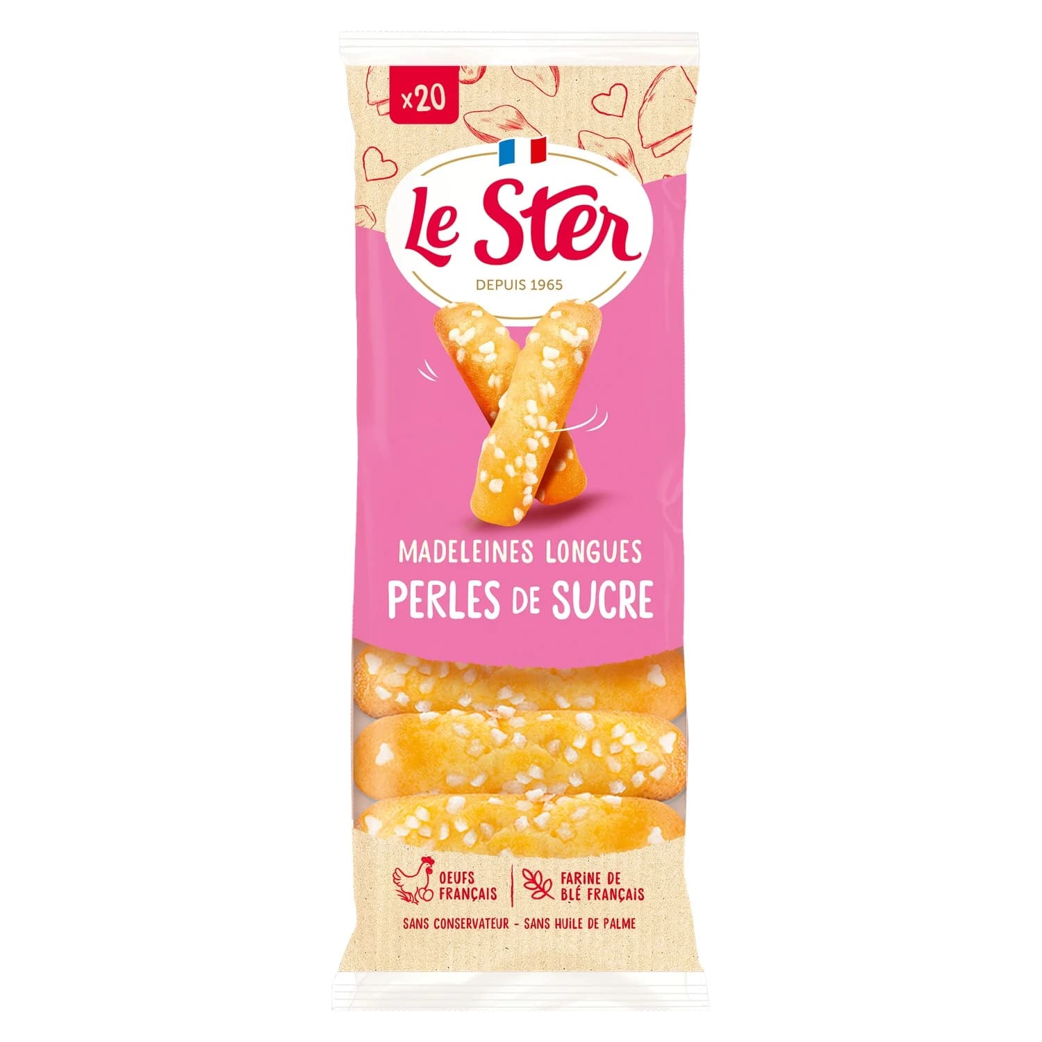Long Madeleine Sugar Pearls