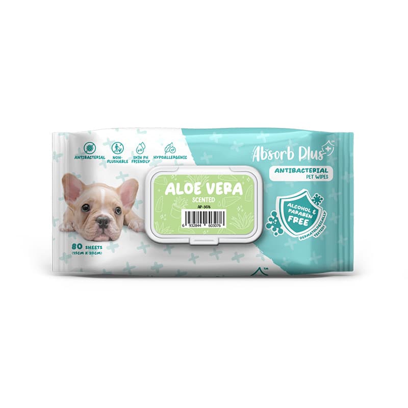 Antibacterial Aloe Vera Pet Wipes