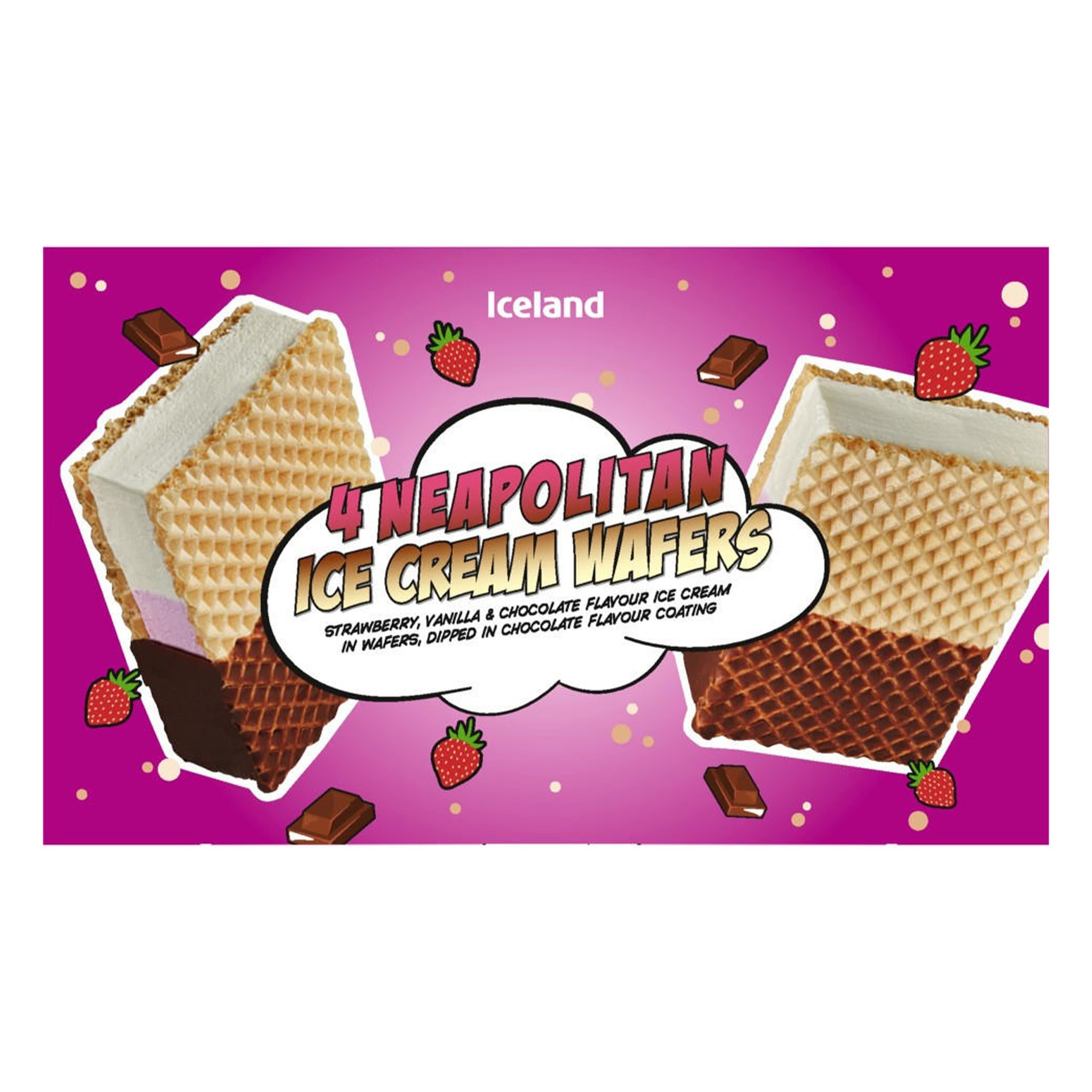 Neapolitan Ice Cream Wafers