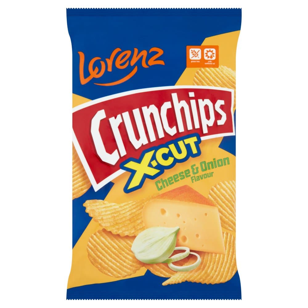 Crunchips X-Cut Cheese & Onion Flavour