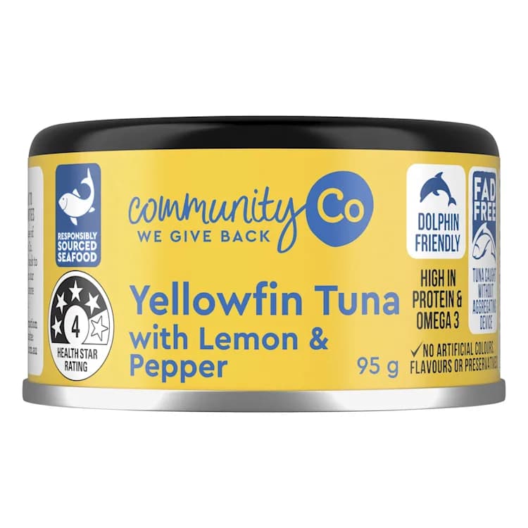 Yellowfin Tuna with Lemon & Pepper