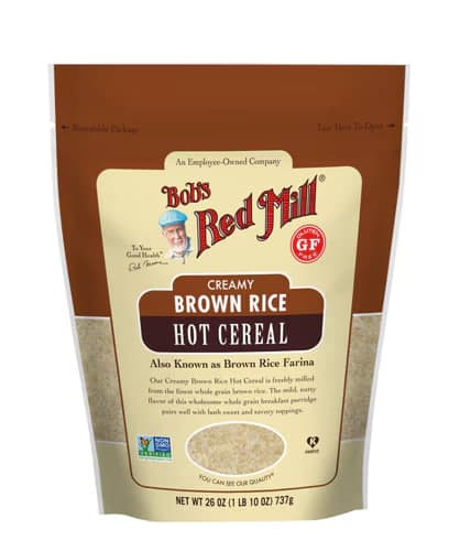 Gluten Free Creamy Brown Rice Hot Cereal 
