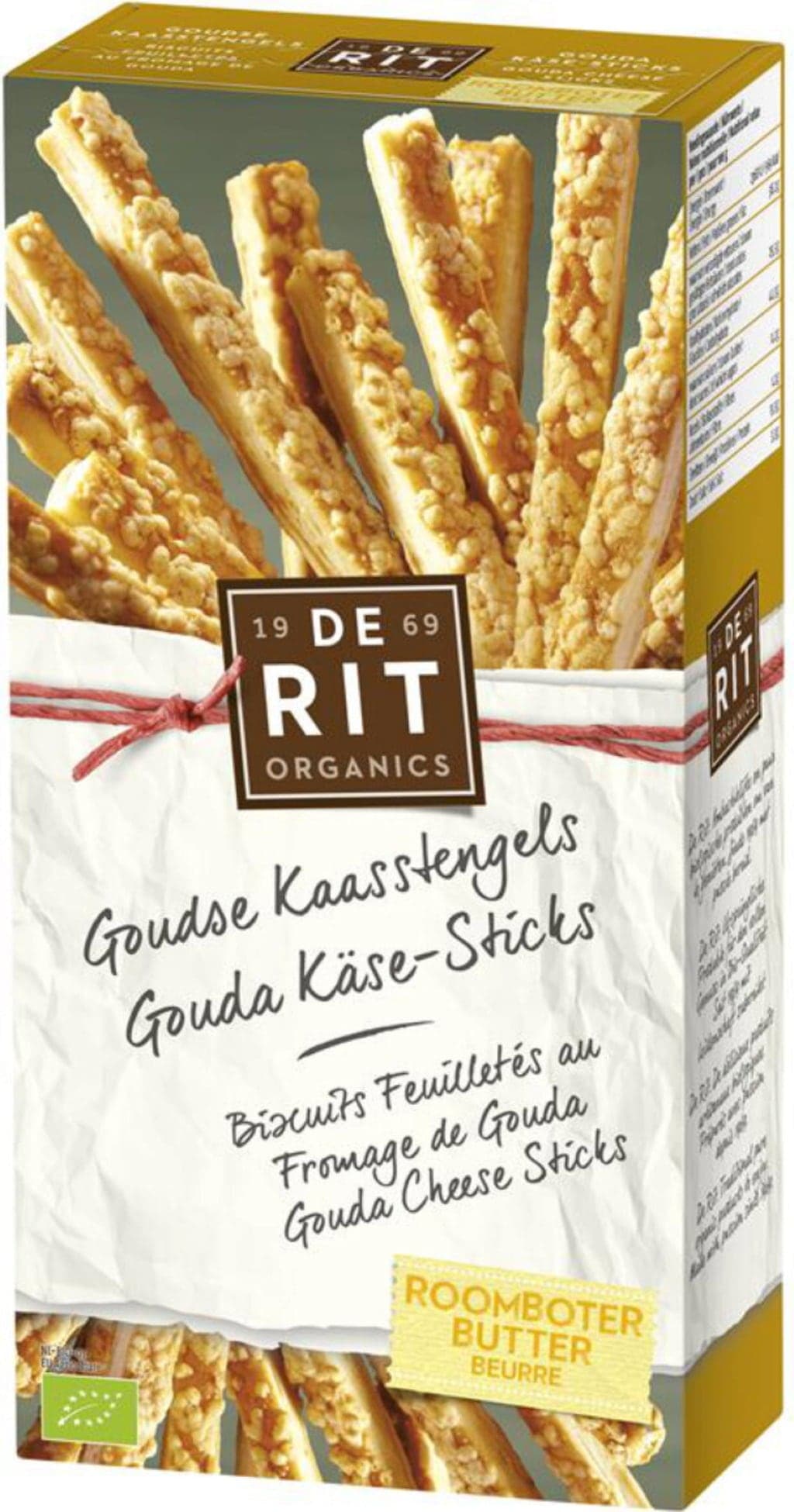 Organic Gouda Cheese Sticks - De Rit