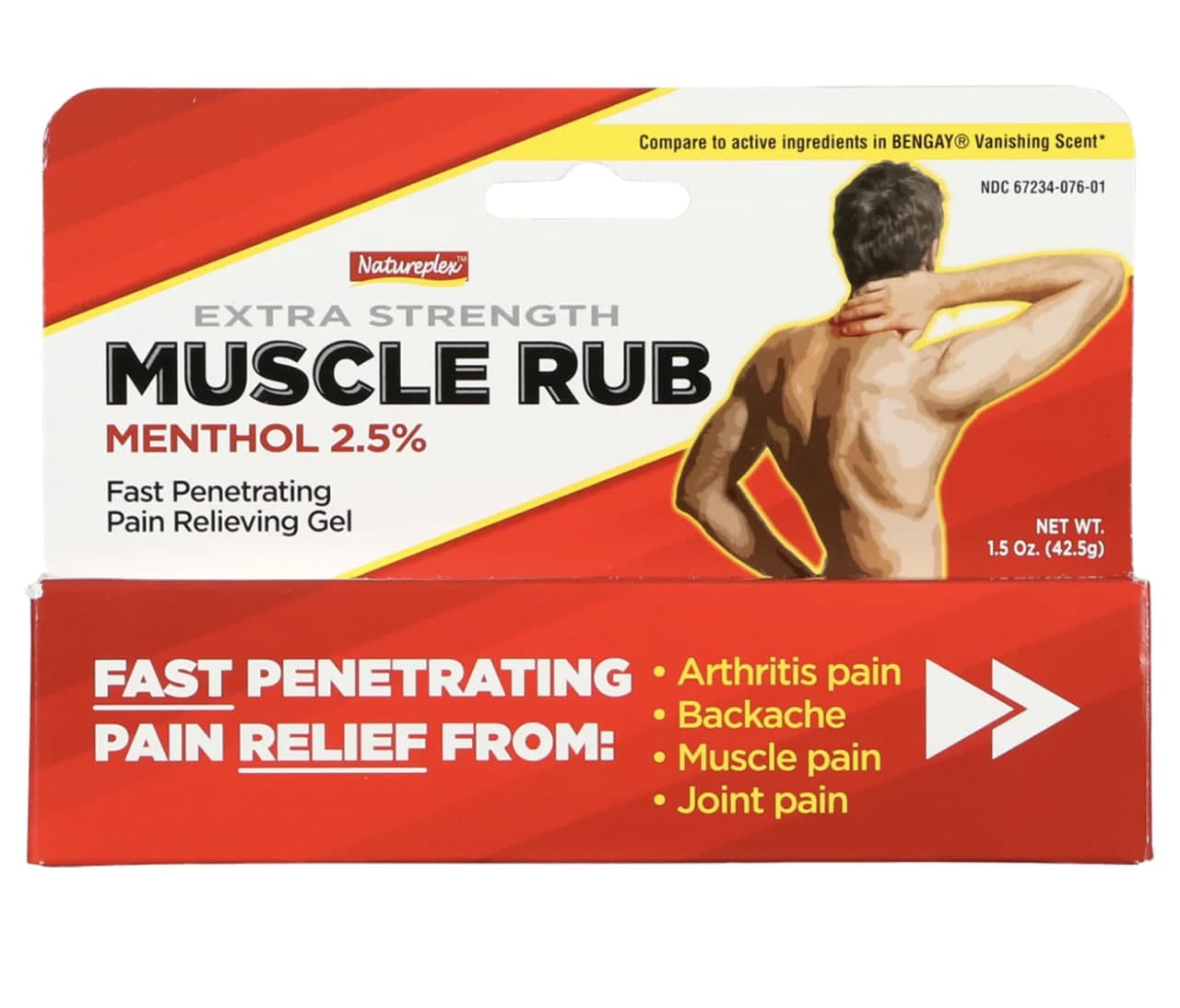  Extra Strength Pain Relieving Gel - Natureplex