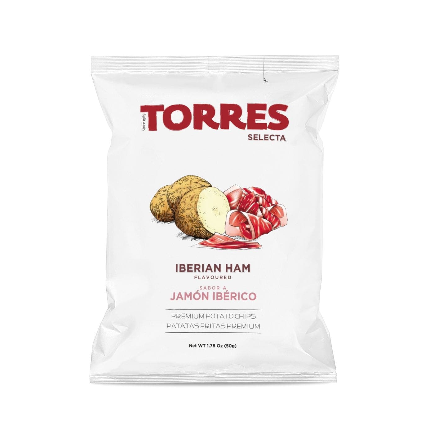 Potato Chips Ham Iberico Flavor