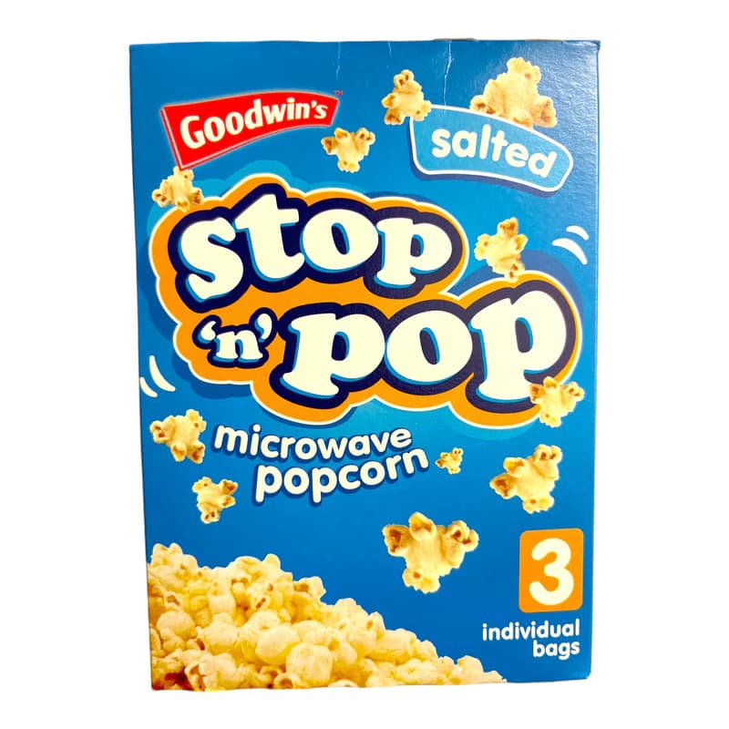 Salted Stop 'n' Pop Microwave Popcorn - Super Snack