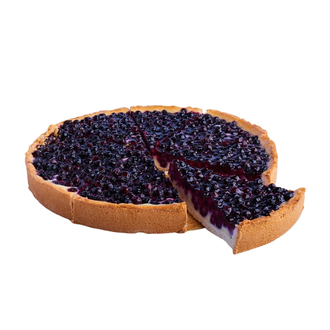 Pre-Sliced Blueberries Tart
