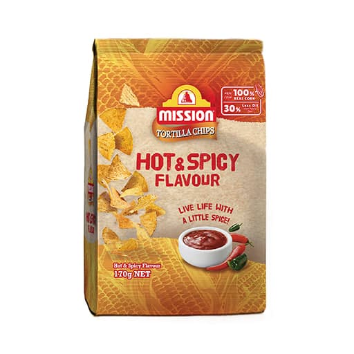 Tortilla Chips Hot & Spicy