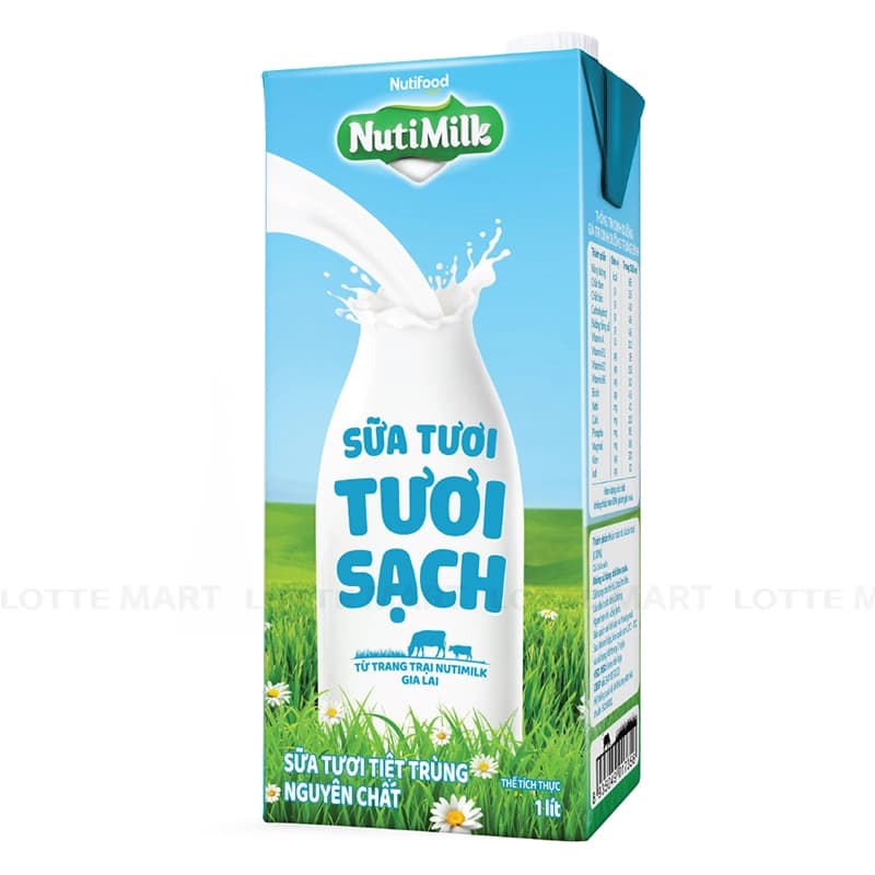 Sterilized Fresh Milk Unsweetened - NutiMilk