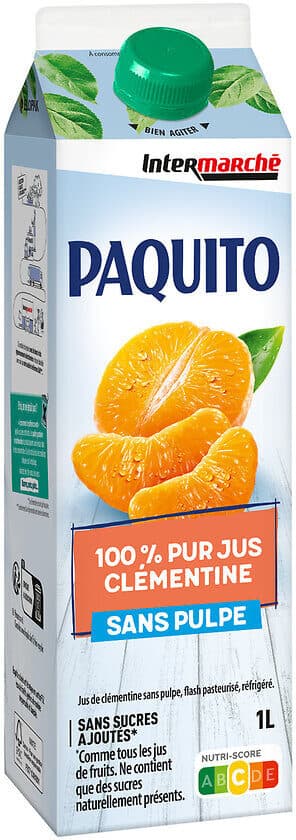 Clementine Juice Pulp Free and No Added Sugar