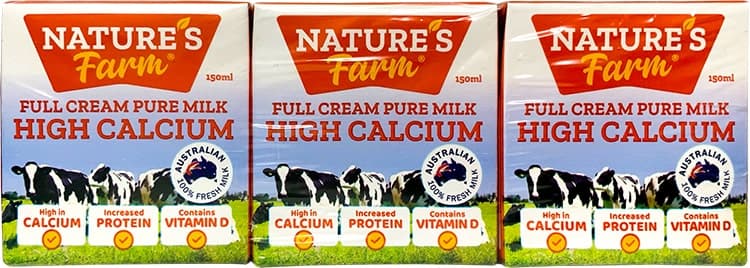 High Calcium Full Cream Pure Milk - Nature's Farm