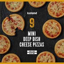 Mini Deep Dish Cheese Pizza - Iceland