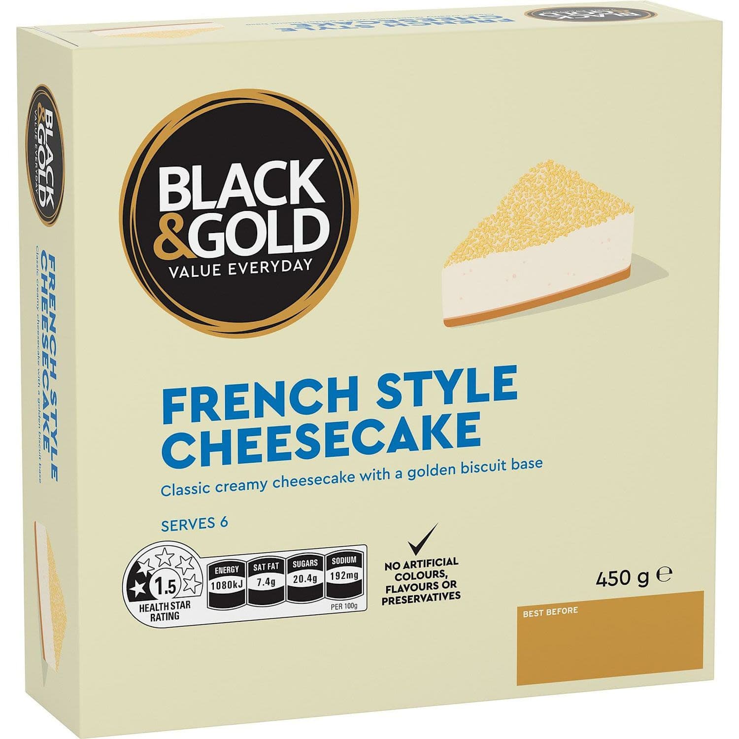 French Style Cheese Cake