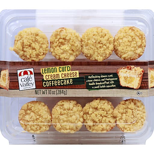 Lemon Curd Cream Cheese Coffeecake - Cafe Valley