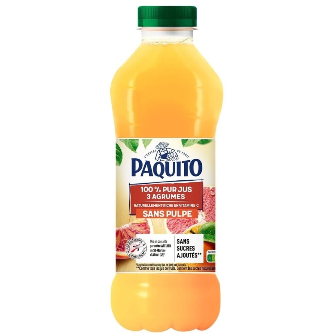 3 Agrums Juice Pulp Free