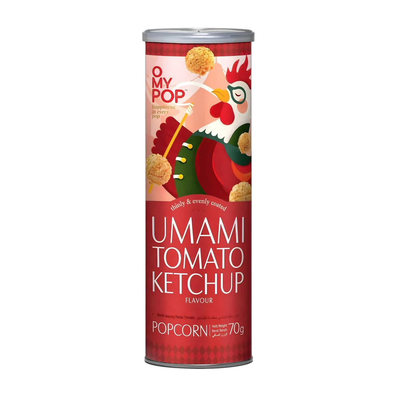 Umami Tomato Ketchup Popcorn - O My Pop