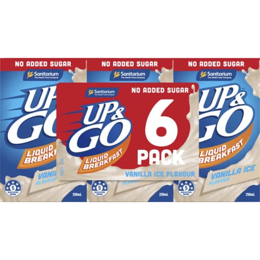 Up & Go Vanilla Flavor No Sugar Added