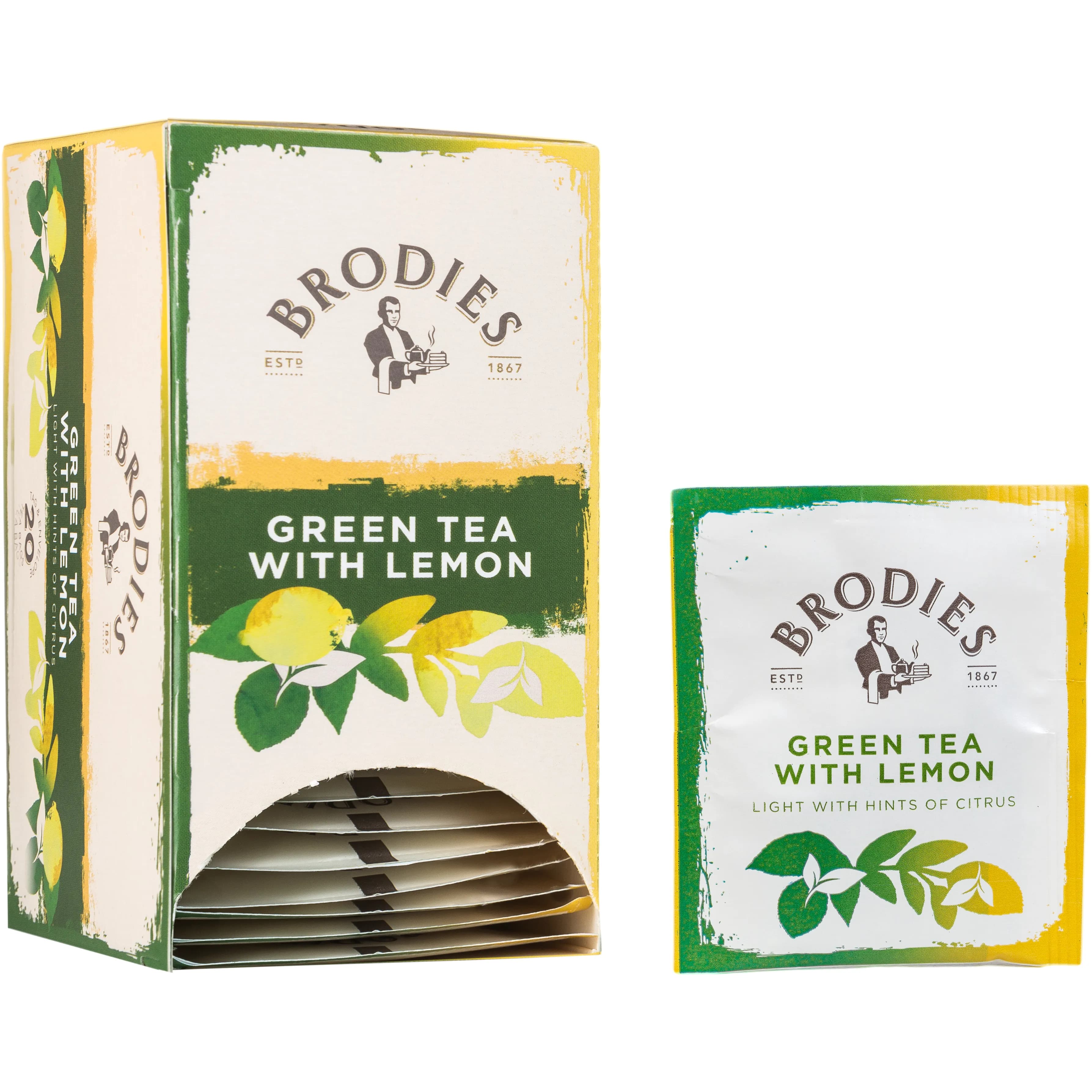 Green Tea with Lemon Tea Bags