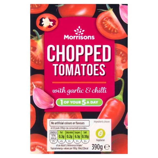 Chopped Tomatoes with Garlic & Chili