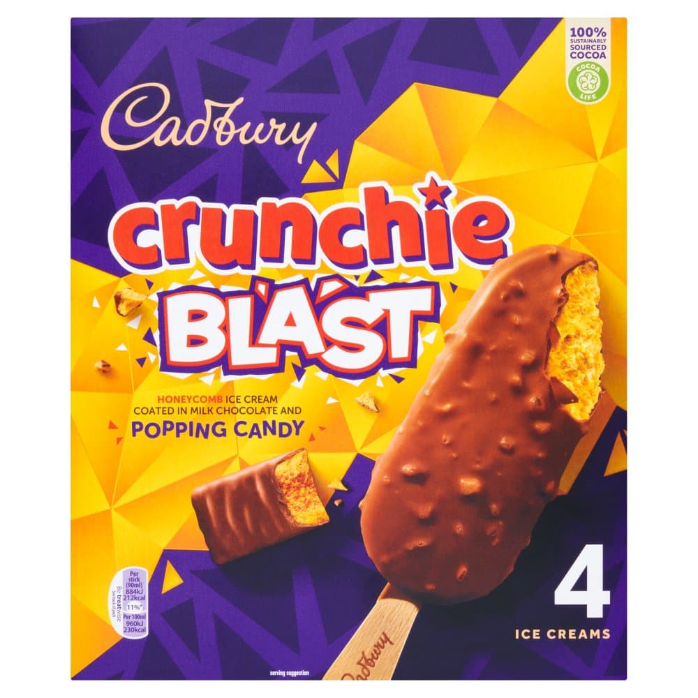 Crunchie Blush Honey Ice Cream