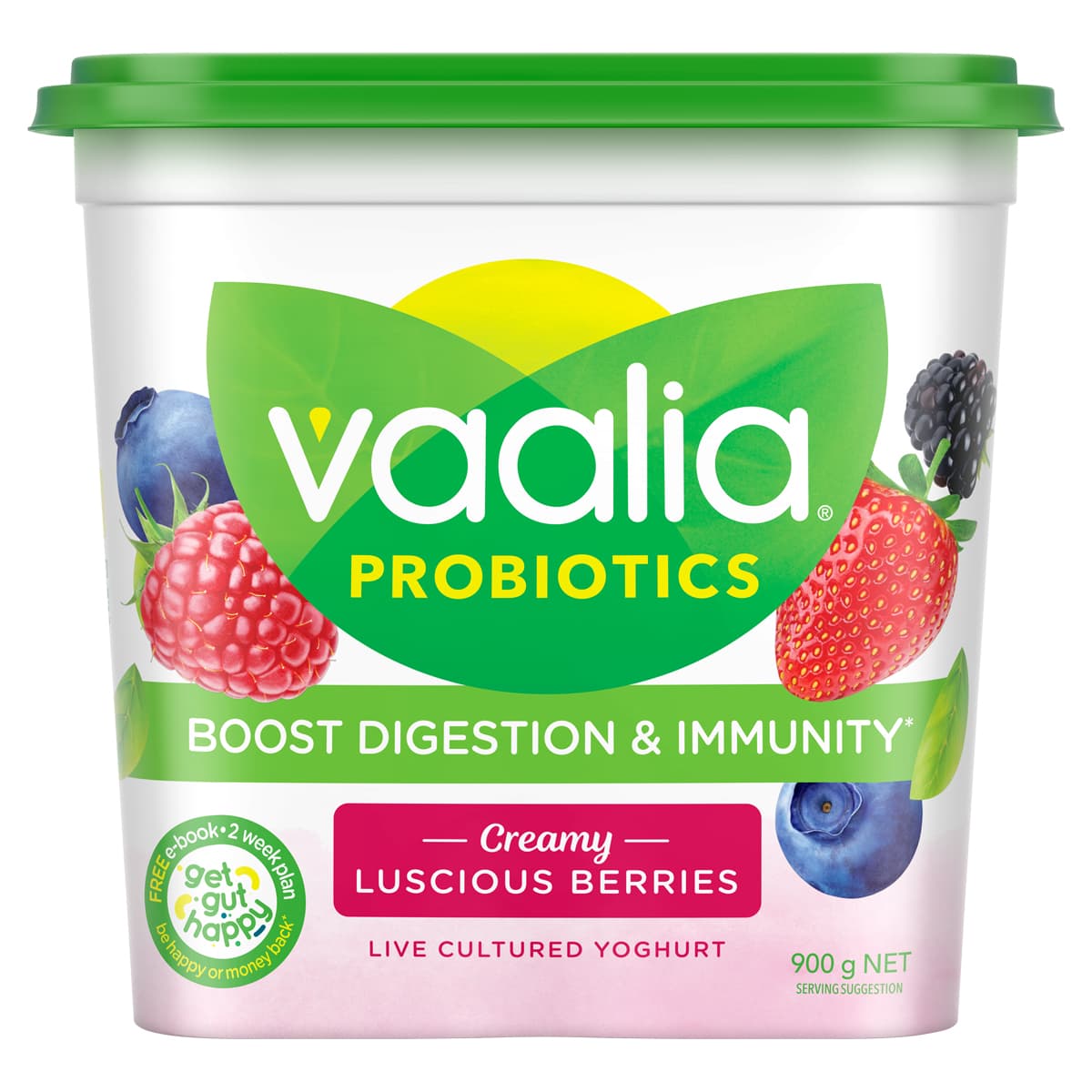 Creamy Luscious Berries Probiotic Yogurt 1
