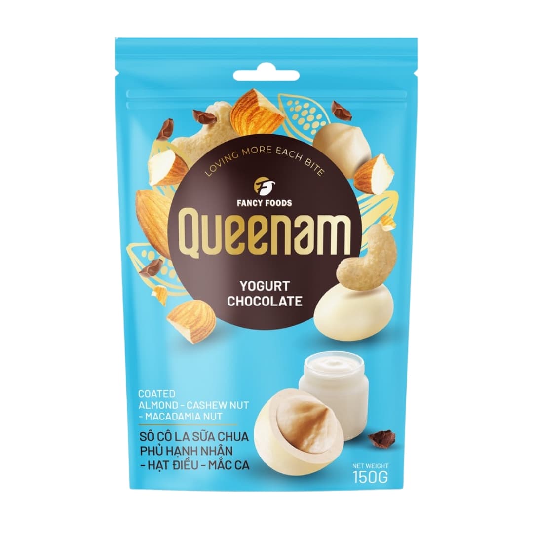 Yogurt Chocolate Coated Mix Nuts - Queenam