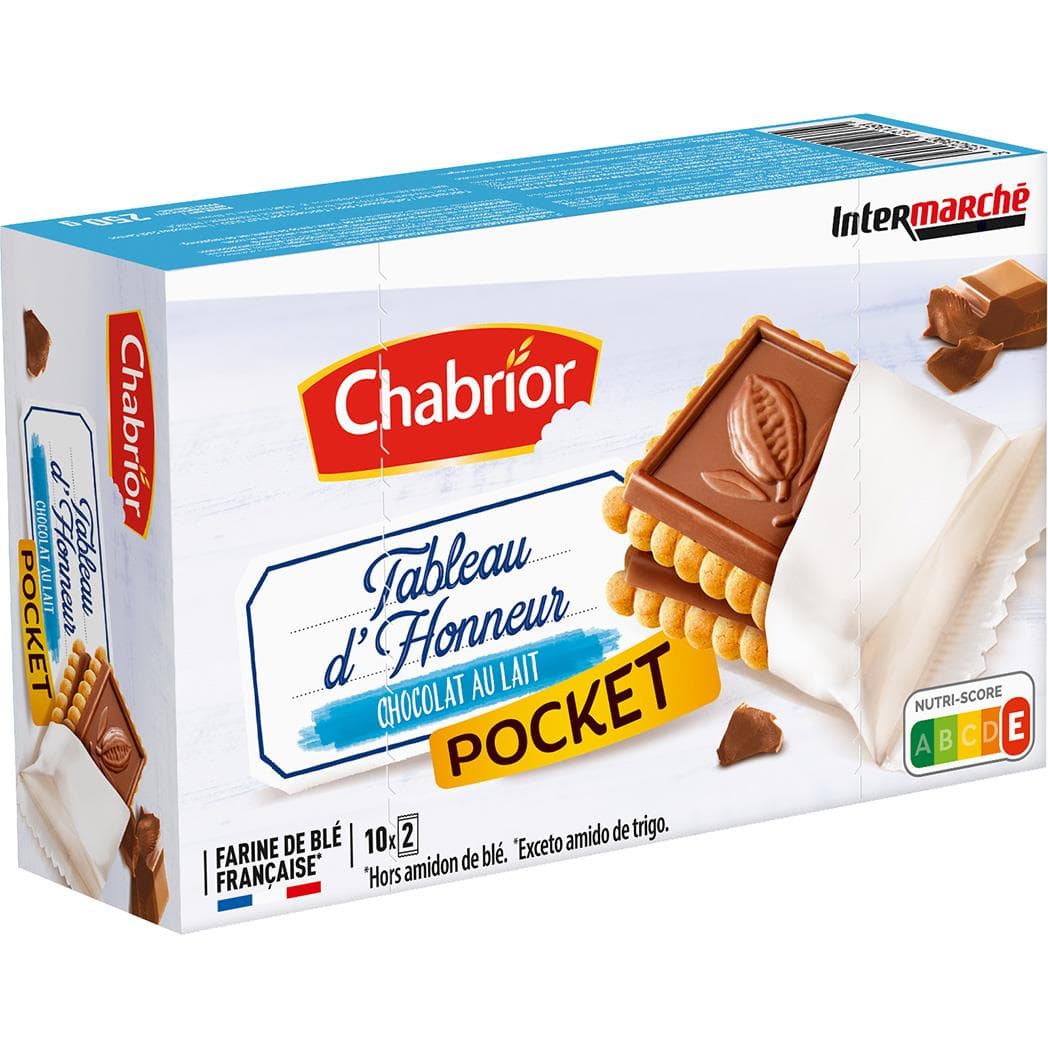 Tableau D'honneur Pocket Milk Chocolate - Chabrior