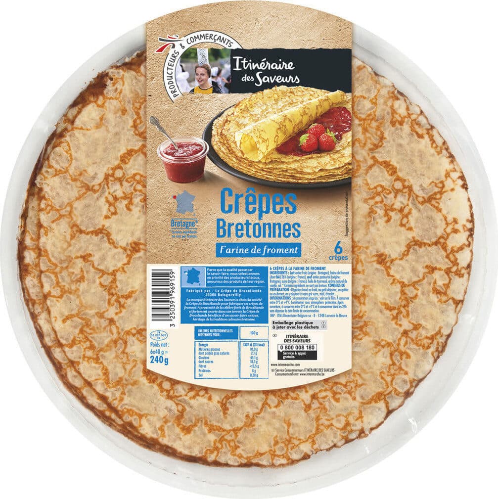 Wheat Flour Crepes