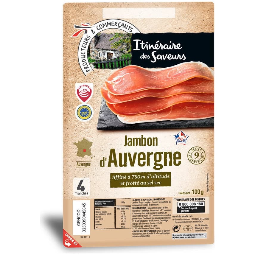 Auvergne Dry Ham