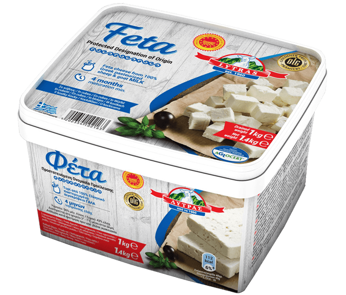 Feta Cheese PDO Cubes in Brine