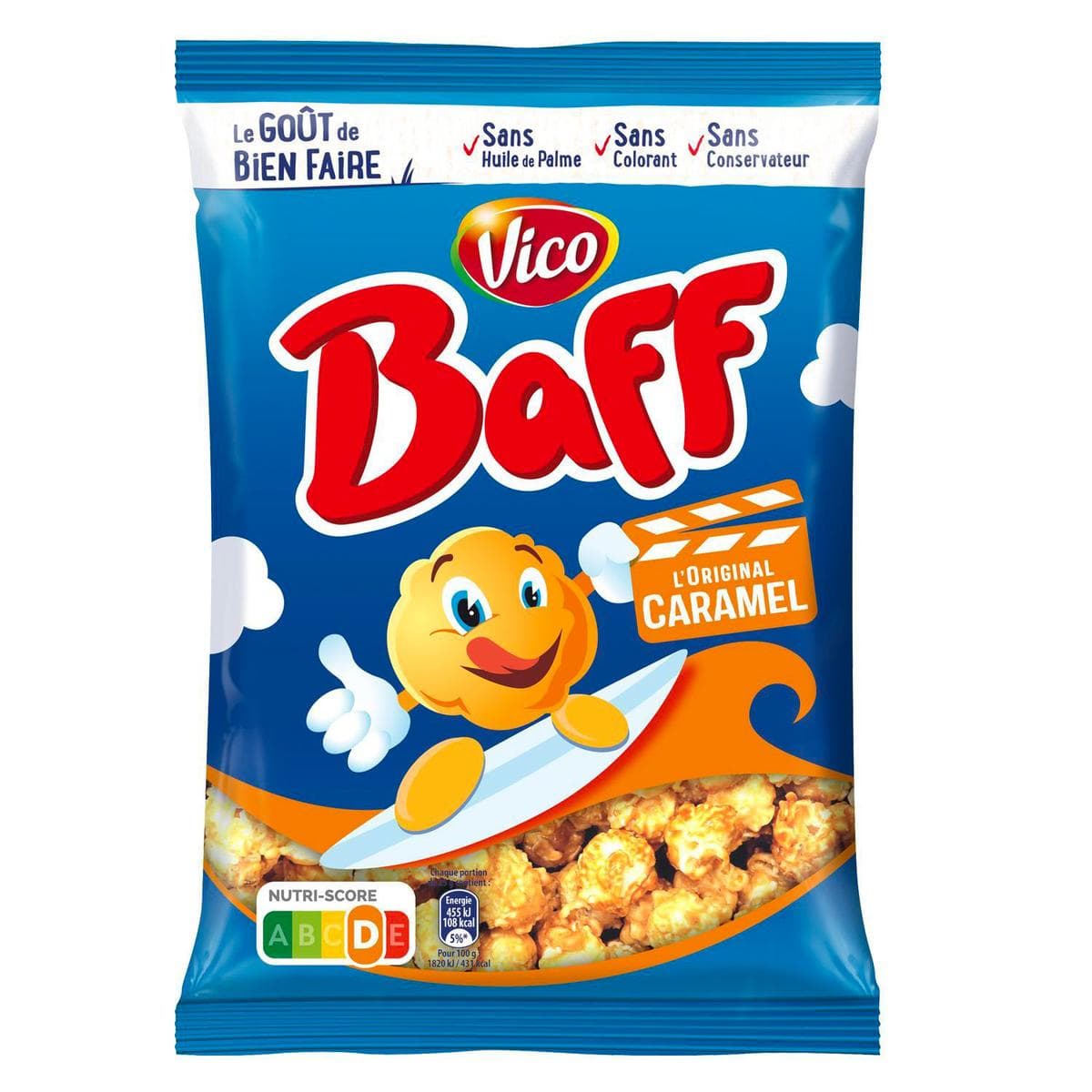 Baff Popcorn L'Original Caramel
