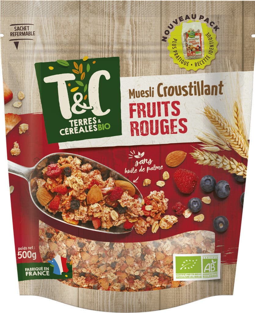 Crunchy Muesli with Red Fruits