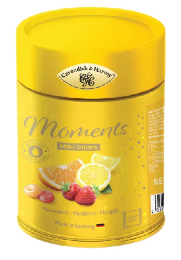 Mini Drops Orange Strawberry & Lemon