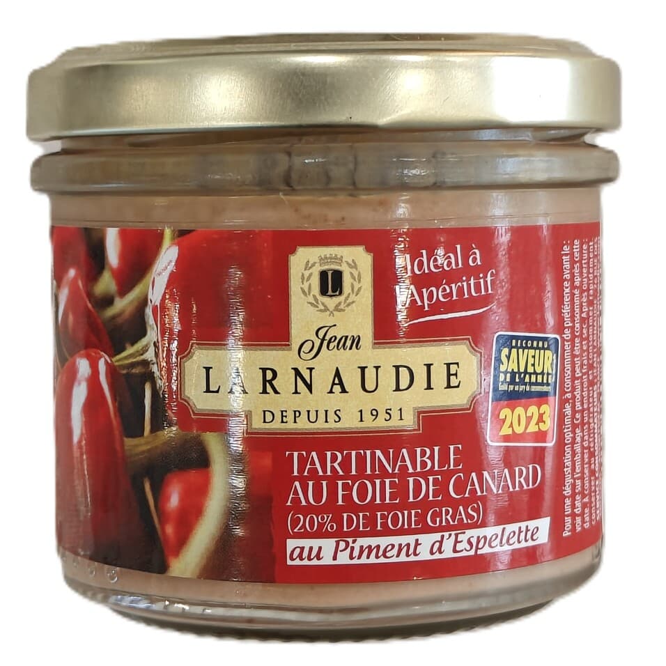 Duck Liver Spread Espelette Red Pepper