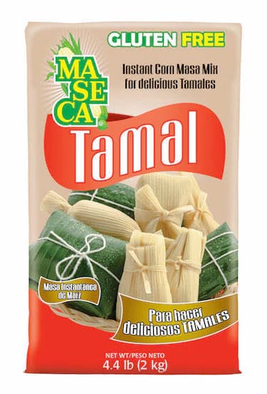 Instant Corn Masa Mix for Delicious Tamales Gluten Free - Maseca