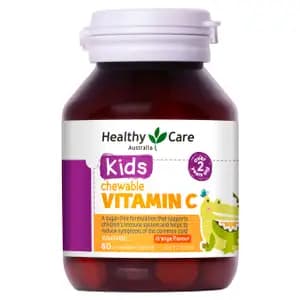 Kids Chewable Vitamin C Orange Flavour - Healthy Care