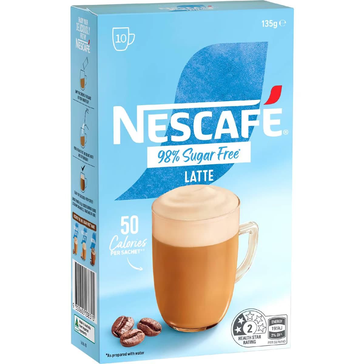 98% Sugar Free Latte