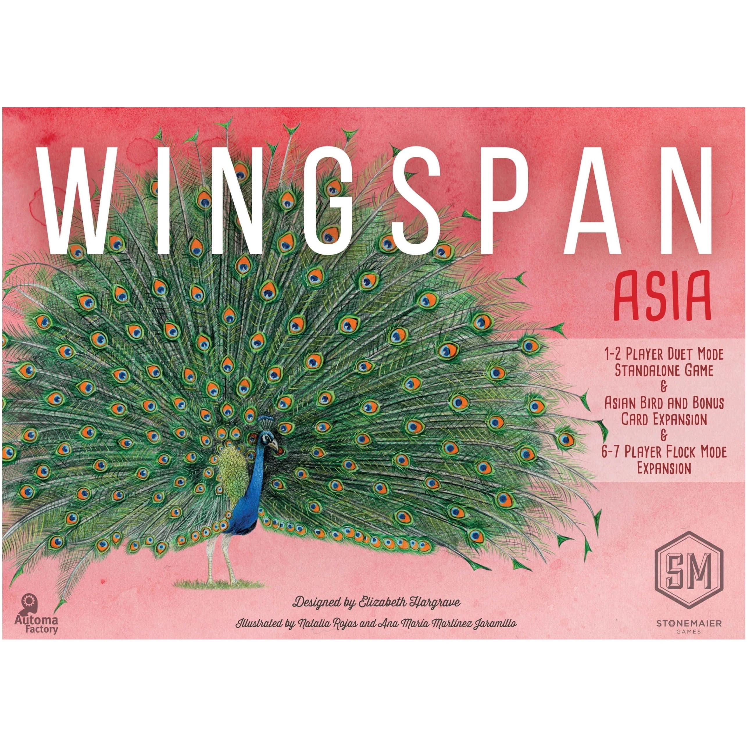 Wingspan, Asia
