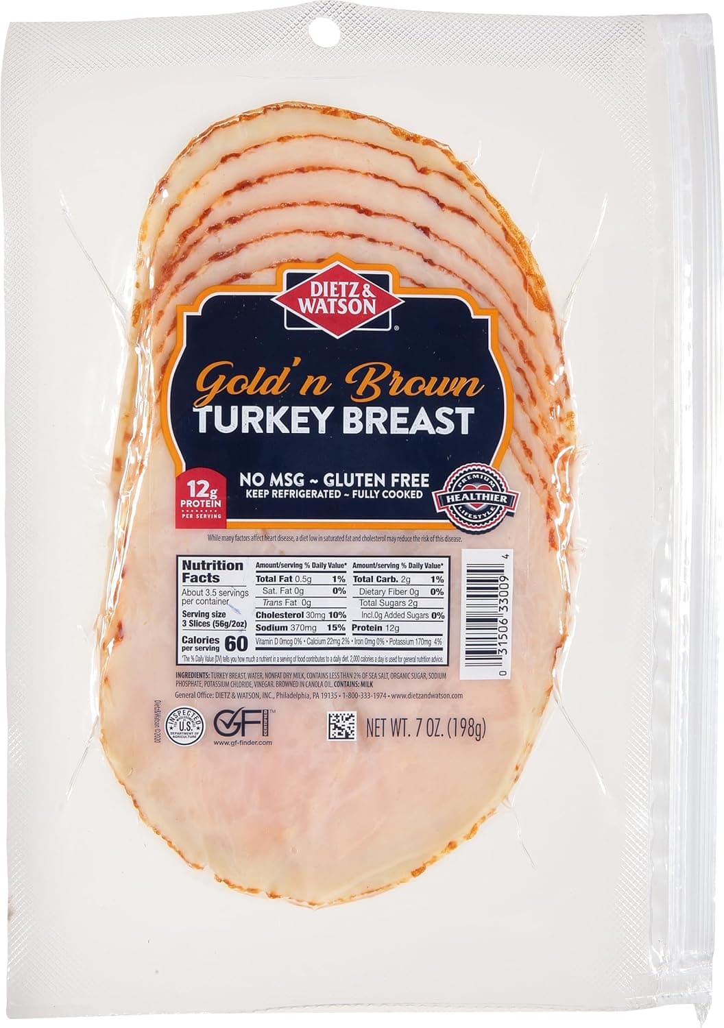 Pre-Sliced Turkey Breast