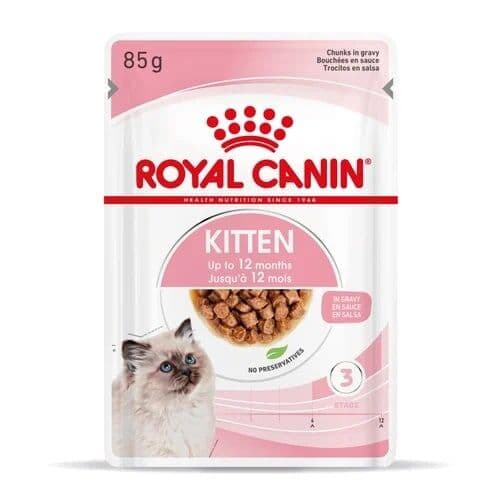 Kitten Up to 12month, Chunks in Gravy Pouch