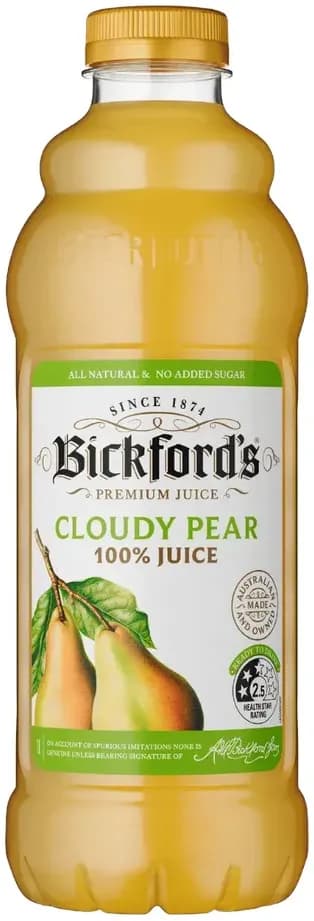 Cloudy Pear Juice