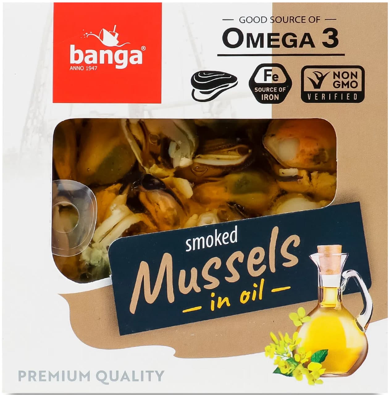 Smoked Mussels in Olive Oil