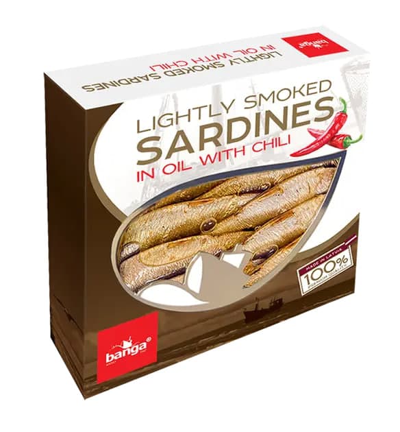 Smoked Sardines in Oil with Chili