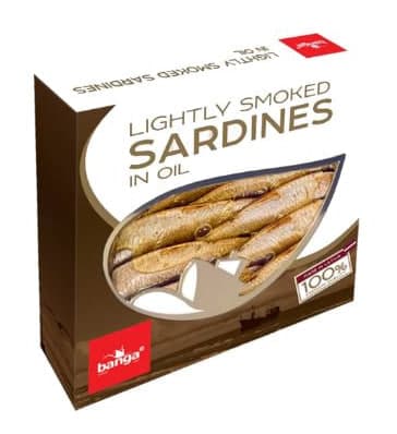 Lightly Smoked Sardines in Oil