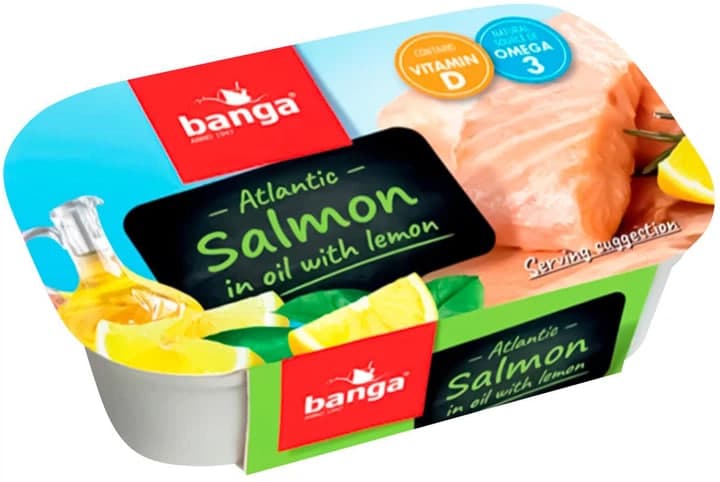 Atlantic Salmon in Oil with Lemon