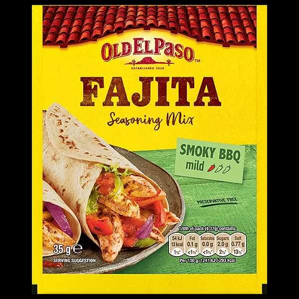 Fajita Seasoning Mix Smoky BBQ Mild