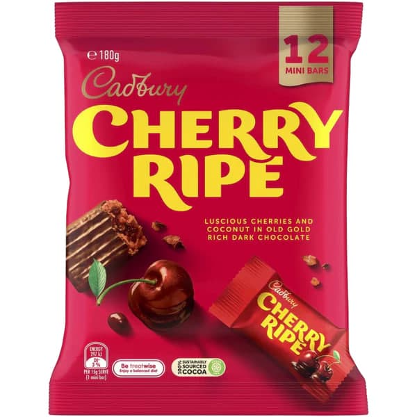 Cherry Ripe with Dark Chocolate